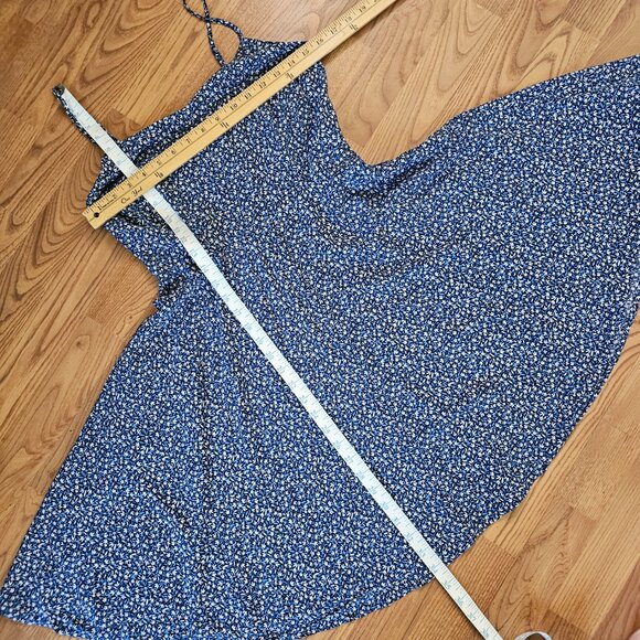 Old Navy Blue Floral A-Line Cami Sundress Dress SP - Picture 4 of 14